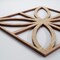Ekena Millwork Small Swansea Decorative Fretwork Wood Wall Panels, Red Oak, 11 3/8"W x 11 3/8"H x 3/8"T WALW12X12X0375SWNRO - alternate 5